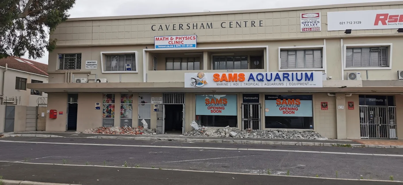 The Sam's Aquarium shopfront on Main Road, Bergvliet